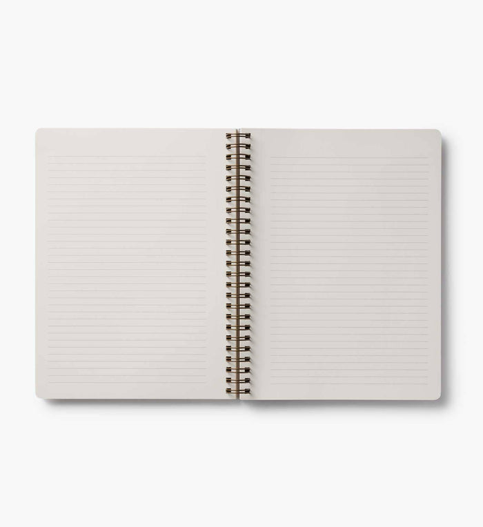 Rifle Paper Co. Delphine Spiral Notebook - Pine & Moss