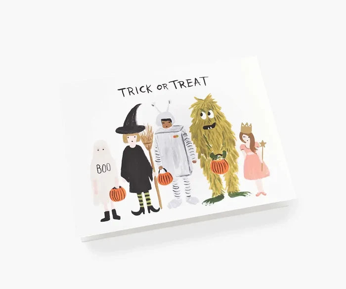 Rifle Paper Co. Halloween Lineup Card - Pine & Moss