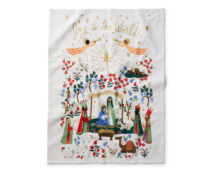 Rifle Paper Co. Nativity Tea Towel