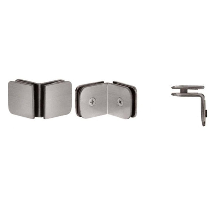 Roman Series 90 Degree Glass - to - Glass Clamp - Reflect Window & Door
