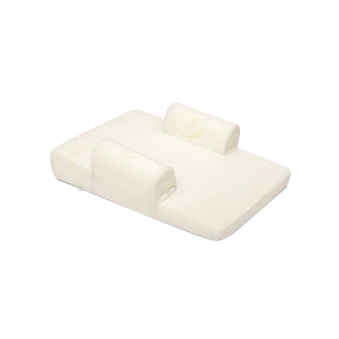 Safe and Clean Infant Sleep Positioner, angled view