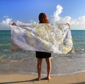 San Juan Islands, WA Nautical Chart Quick Dry Towel - Maritime Tribes USATowel