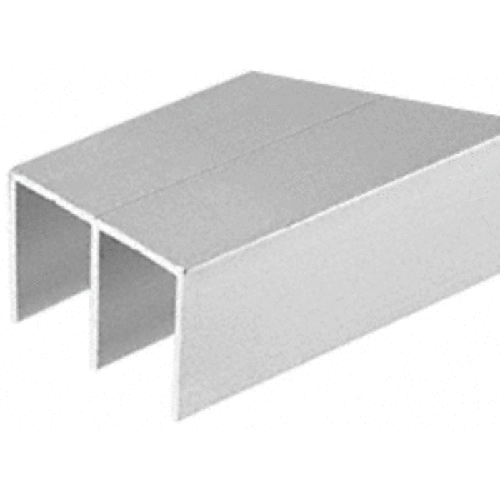 Showcase Satin Anodized Extra Depth Aluminum Upper Channel - Reflect Window & Door