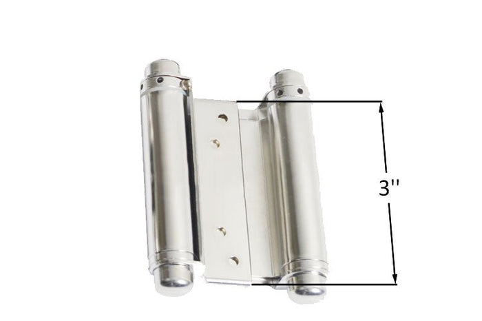 Heavy - Duty Double Action Door Hinge - 3" Flange Height - Reflect Window & Door