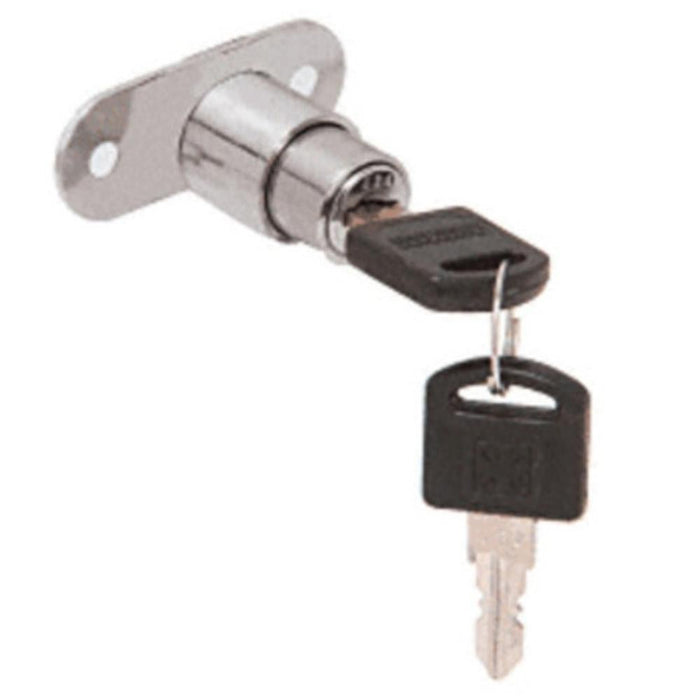 Showcase Nickel Plated Track Plunger Lock - Reflect Window & Door