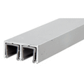 Showcase Satin Anodized Aluminum Plastic Lined Double Upper Channel - Reflect Window & Door