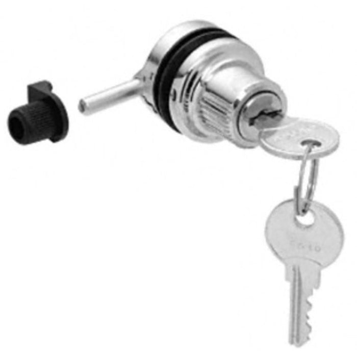 Showcase Through Glass Chrome Plunger Lock - Reflect Window & Door