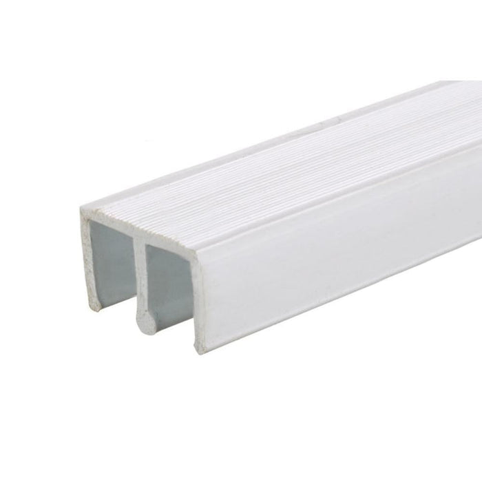 Showcase Upper Track for Sliding Glass or Wood Door Panels for 1/4" Thick Material - Reflect Window & Door