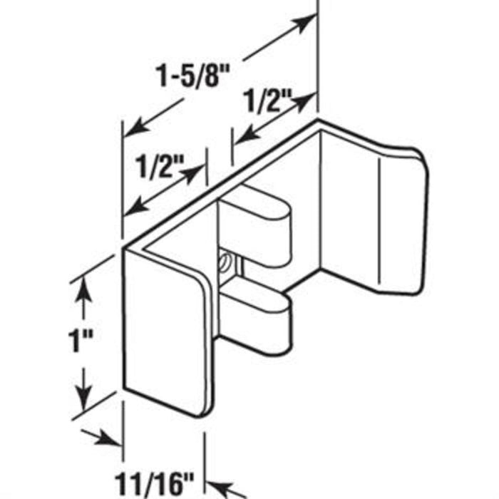 Shower Door 1 - 5/8" Wide Jamb Guide for Sterling Shower Doors - Reflect Window & Door