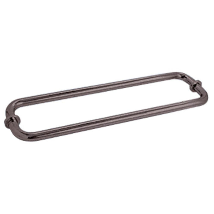 Shower Door 12" Back - to - Back Tubular Towel Bar With Metal Washers - Reflect Window & Door