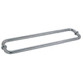 Shower Door 18" Back - to - Back Towel Bar With Metal Washers - Reflect Window & Door