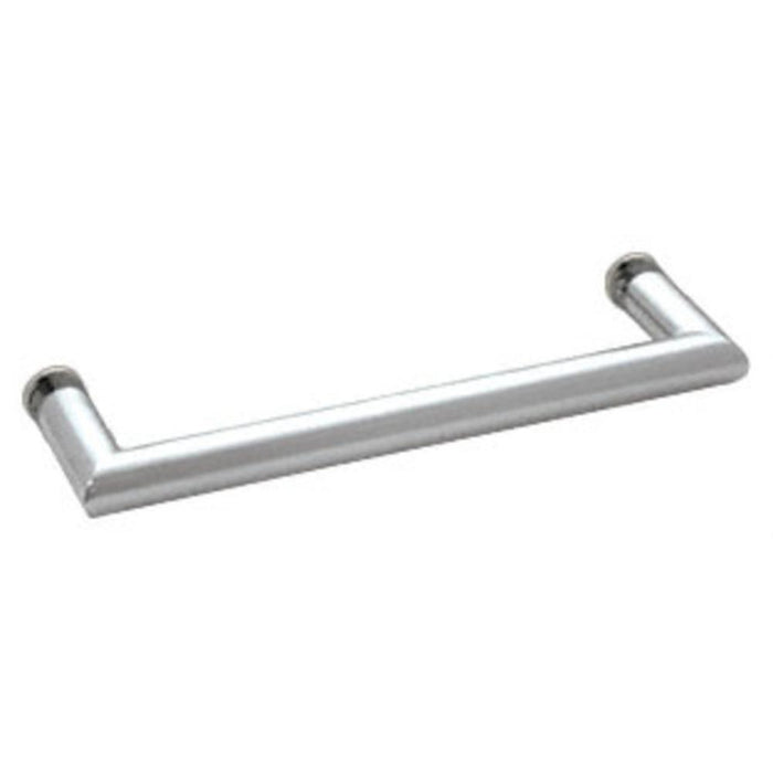 Shower Door 18" Round Tubing Mitered Corner Single - Sided Towel Bar - Reflect Window & Door