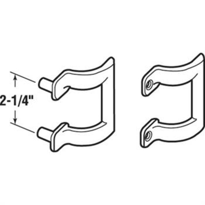 Shower Door 2 - 1/4" Pull Handle - Reflect Window & Door
