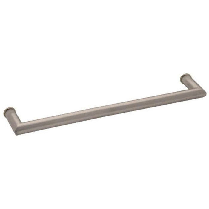 Shower Door 24" Round Tubing Mitered Corner Single - Sided Towel Bar - Reflect Window & Door