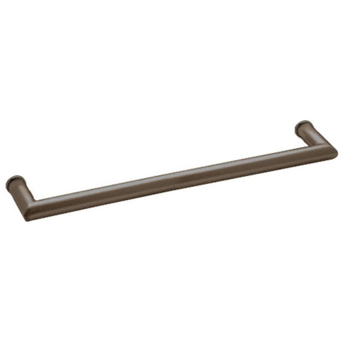 Shower Door 24" Round Tubing Mitered Corner Single - Sided Towel Bar - Reflect Window & Door