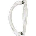 Shower Door 6" Back - To - Back Sculptured Solid Pull Handle - Reflect Window & Door