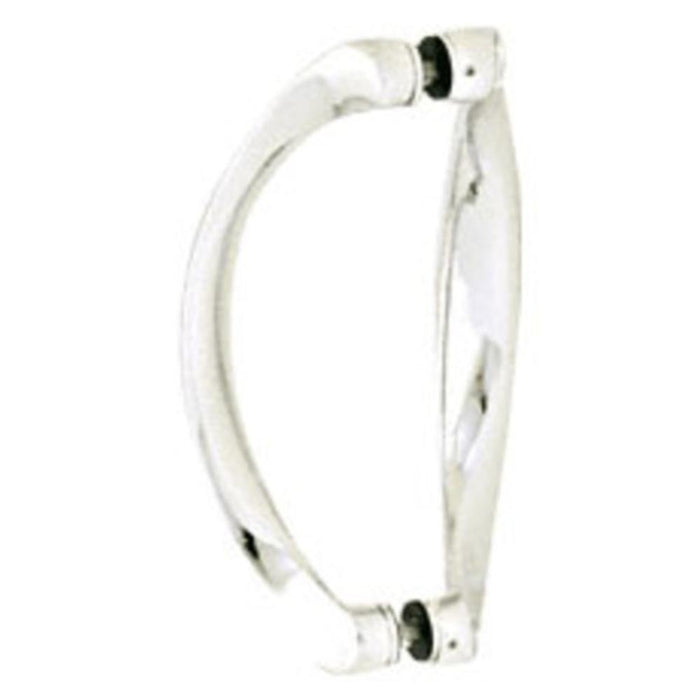 Shower Door 6" Back - To - Back Sculptured Solid Pull Handle - Reflect Window & Door