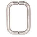 Shower Door 6" Back - to - Back Tubular Handle Without Metal Washers - Reflect Window & Door