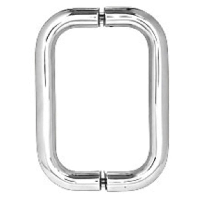 Shower Door 6" Back - to - Back Tubular Handle Without Metal Washers - Reflect Window & Door