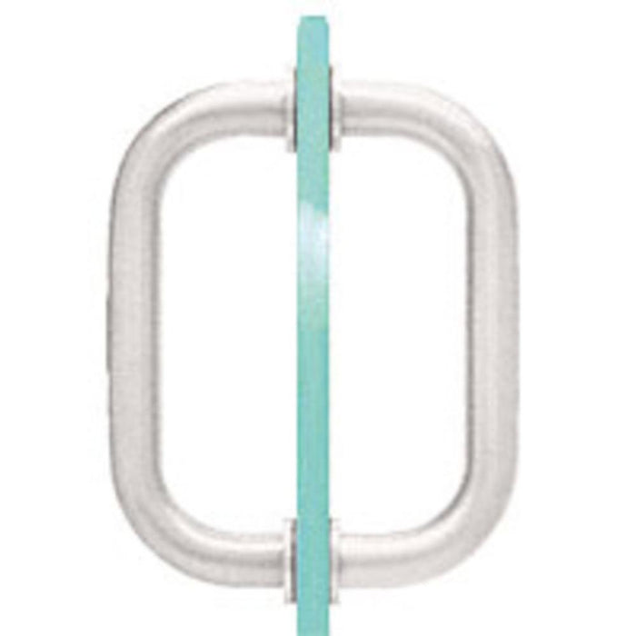 Shower Door 6" Tubular Back - to - Back 3/4" Diameter Pull Handles - Reflect Window & Door