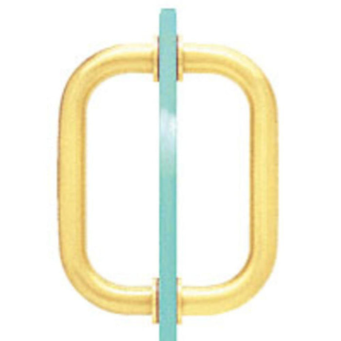 Shower Door 6" Tubular Back - to - Back 3/4" Diameter Pull Handles - Reflect Window & Door