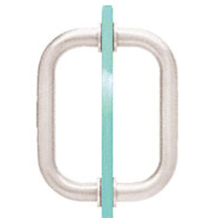 Shower Door 6" Tubular Back - to - Back 3/4" Diameter Pull Handles - Reflect Window & Door