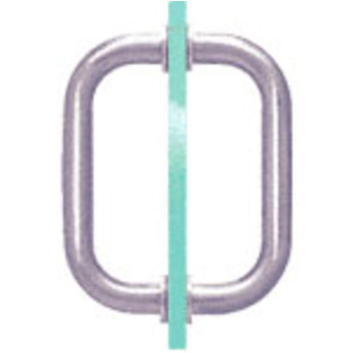 Shower Door 6" Tubular Back - to - Back Pull Handle - Reflect Window & Door