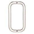 Shower Door 8" Back - to - Back Tubular Handle Without Metal Washers - Reflect Window & Door
