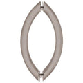 Shower Door 8" Crescent Style Back - to - Back Pull Handles - Reflect Window & Door
