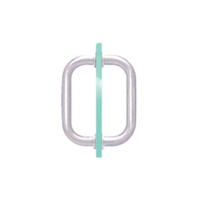 Shower Door 8" Tubular Back - to - Back Pull Handle - Reflect Window & Door