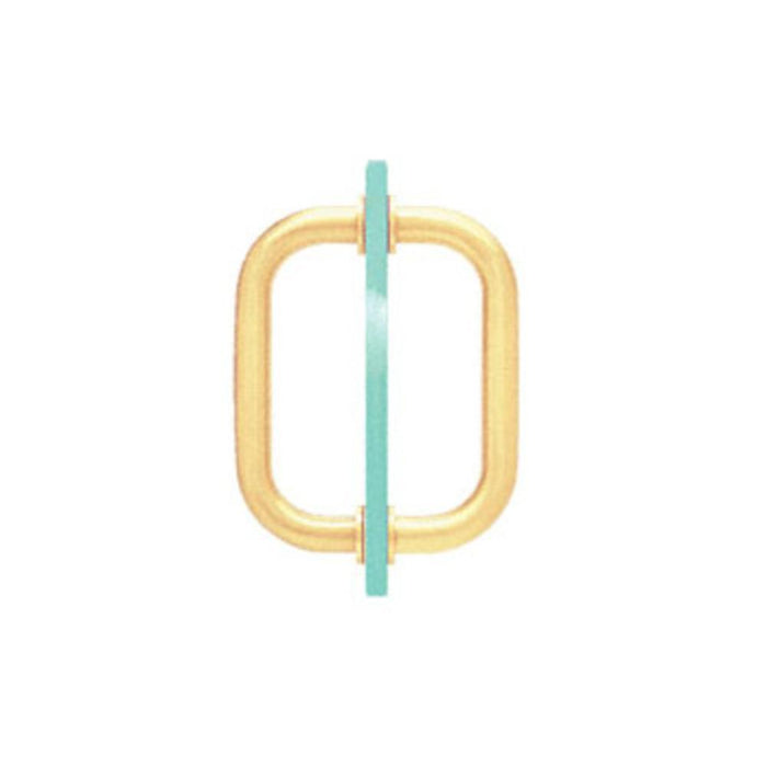 Shower Door 8" Tubular Back - to - Back Pull Handle - Reflect Window & Door