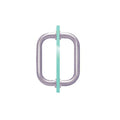 Shower Door 8" Tubular Back - to - Back Pull Handle - Reflect Window & Door