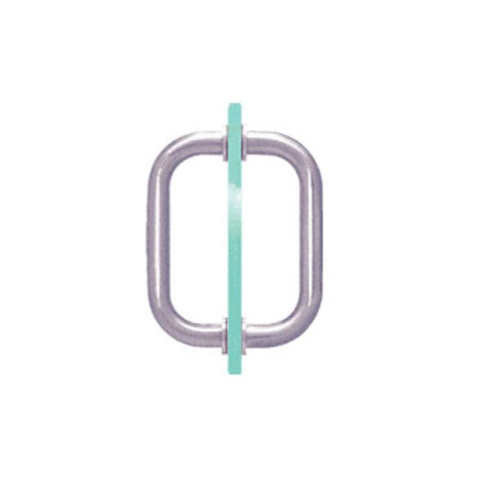 Shower Door 8" Tubular Back - to - Back Pull Handle - Reflect Window & Door