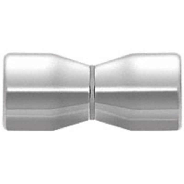 Shower Door Back - to - Back Bow - Tie Style Knobs - Reflect Window & Door
