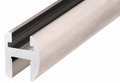 Shower Door Brushed Nickel Deluxe Header Kit - 98" - Reflect Window & Door