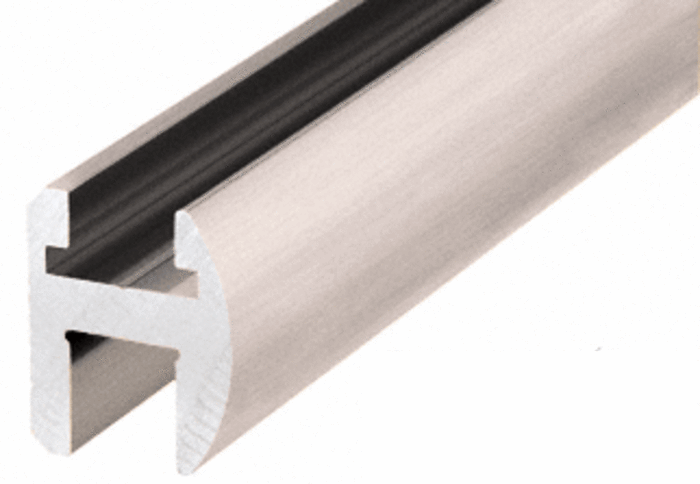 Shower Door Brushed Nickel Deluxe Header Kit - 98" - Reflect Window & Door