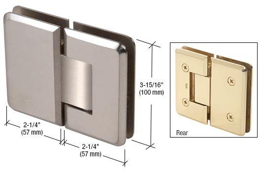 Shower Door Cologne Series 180 Degree Glass-to-Glass Hinge - Reflect Window & Door