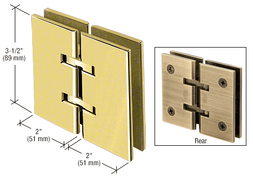 Shower Door Concord Series 180 Degree Glass-to-Glass Hinge - Reflect Window & Door