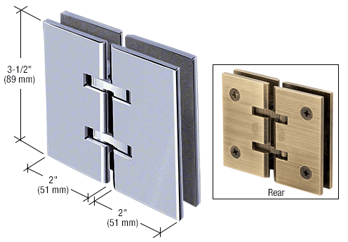 Shower Door Concord Series 180 Degree Glass-to-Glass Hinge - Reflect Window & Door