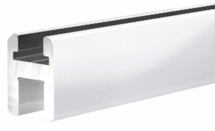Shower Door Brite Anodized Flat/Flat Profile Deluxe Shower Door Header Kit - 98" - Reflect Window & Door