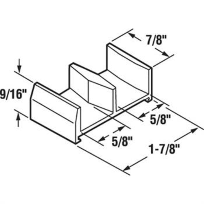 Shower Door Nylon Bottom Guide - Reflect Window & Door