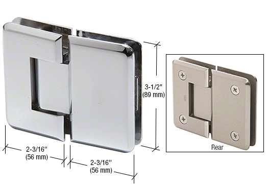 Shower Door Pinnacle Series 5 Degree Glass-To-Glass Hinge - Reflect Window & Door