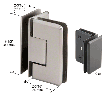 Shower Door Pinnacle Series 90 Degree Glass-to-Glass Hinge - Reflect Window & Door