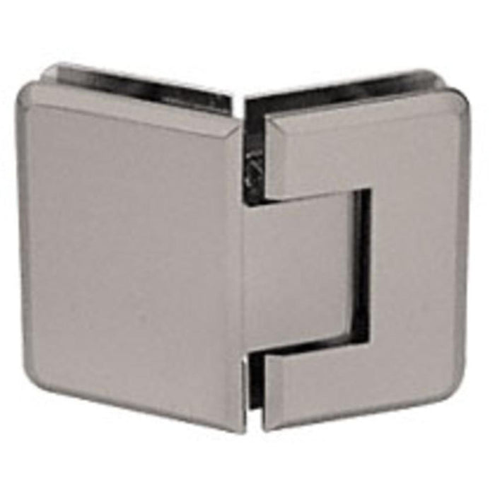 Shower Door Pinnacle Series Adjustable 135 Degree Glass - to - Glass Hinge - Reflect Window & Door