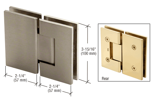 Shower Door Vienna Series Glass-to-Glass Hinge - Reflect Window & Door