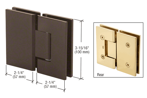 Shower Door Vienna Series Glass-to-Glass Hinge - Reflect Window & Door