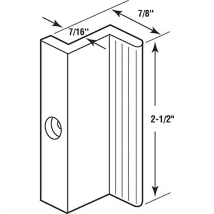 Shower Door "Z" Shaped Pull Handle - Reflect Window & Door
