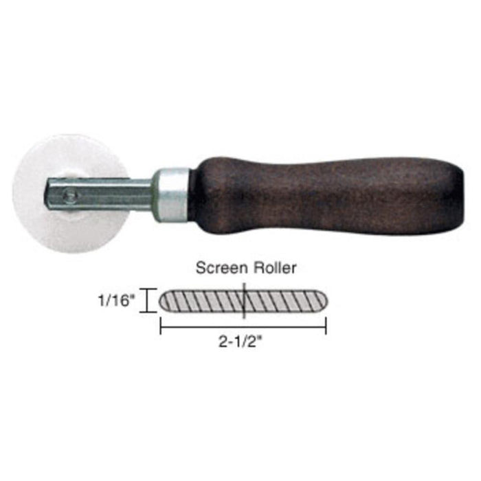 Screen Spline Round Edge Nylon Roller With 2 - 1/2 x 1/16" Wheel - Reflect Window & Door