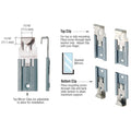 Sleek Adjustable Mirror Clip Set - Reflect Window & Door