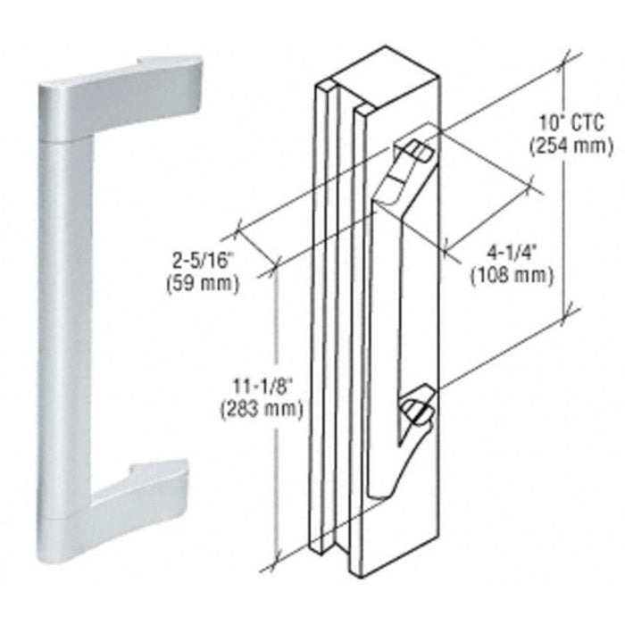 Sleek Extruded Aluminum Pull Handle for Doors - Reflect Window & Door